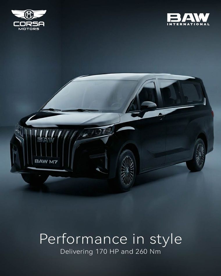 BAW UAE · Corsa — BAW M7 MPV — Launch Carousel — image 1