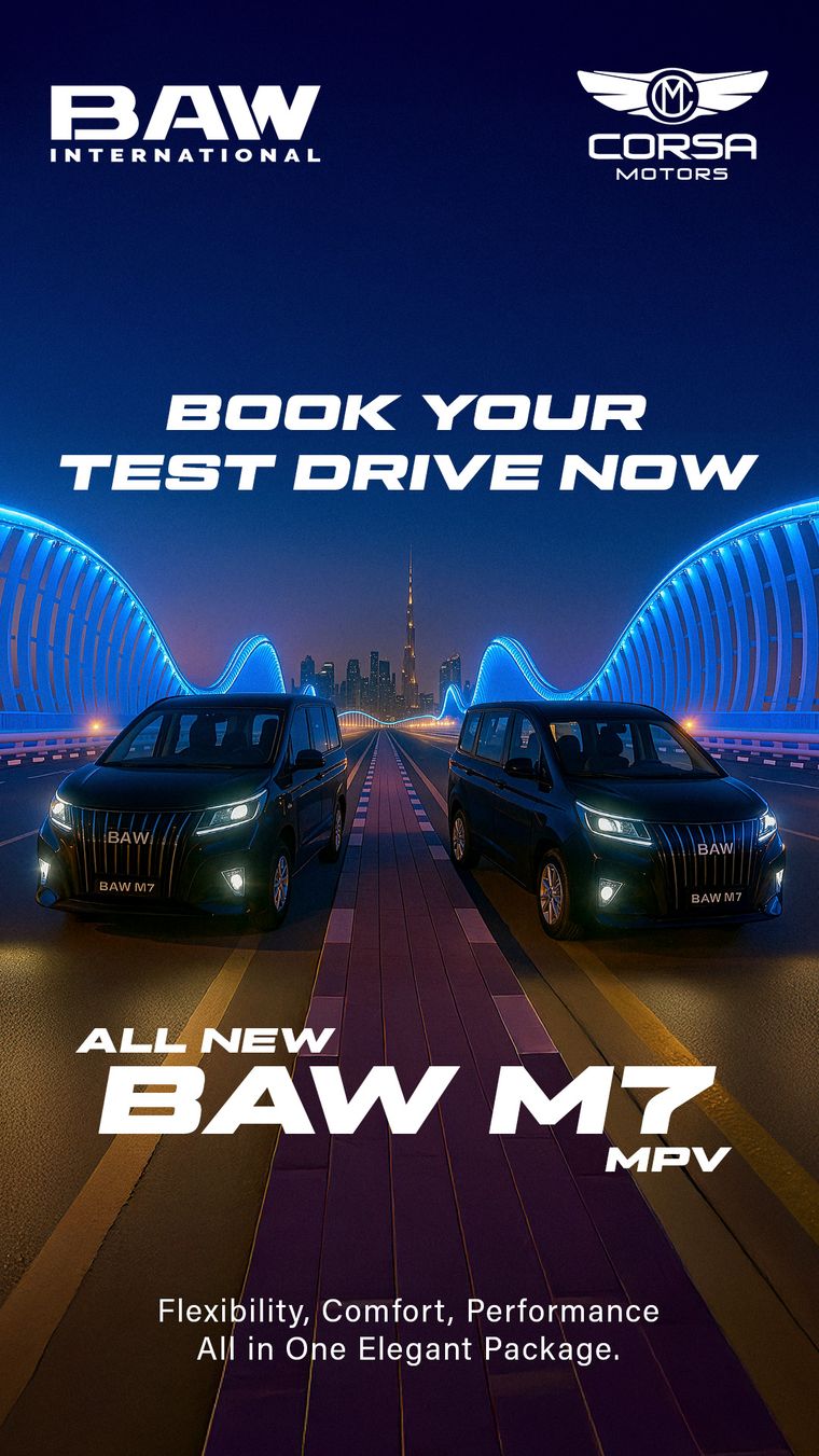 BAW UAE · Corsa — BAW M7 — Story Ads — image 4