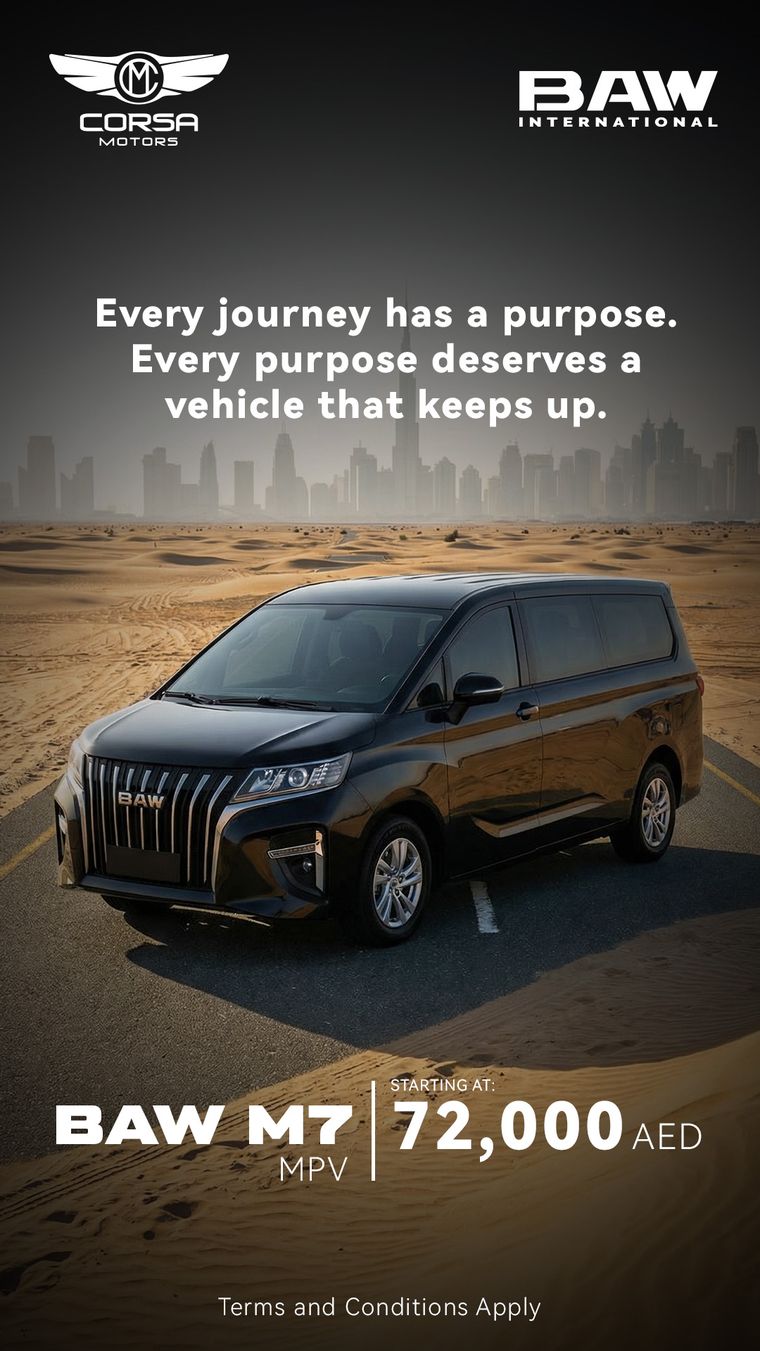 BAW UAE · Corsa — BAW M7 — Story Ads — image 3