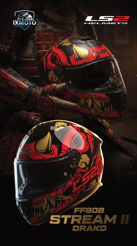 LS2 Helmets — Stream II Drako — image 3